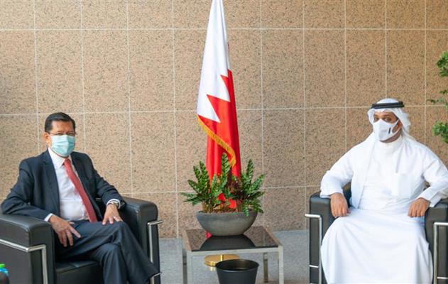معالي وزير المالية والاقتصاد الوطني يستقبل سفير الولايات المتحدة المكسيكية لدى مملكة البحرين
